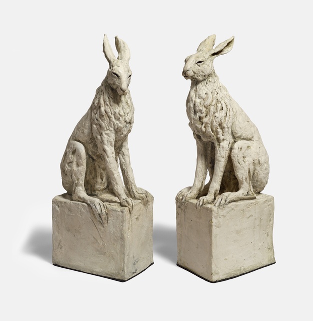 Tanya Brett, Hare VIII and IX, ceramic
